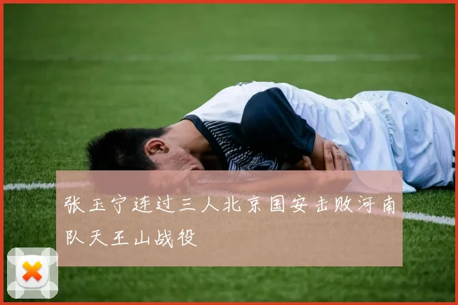 张玉宁连过三人北京国安击败河南队天王山战役