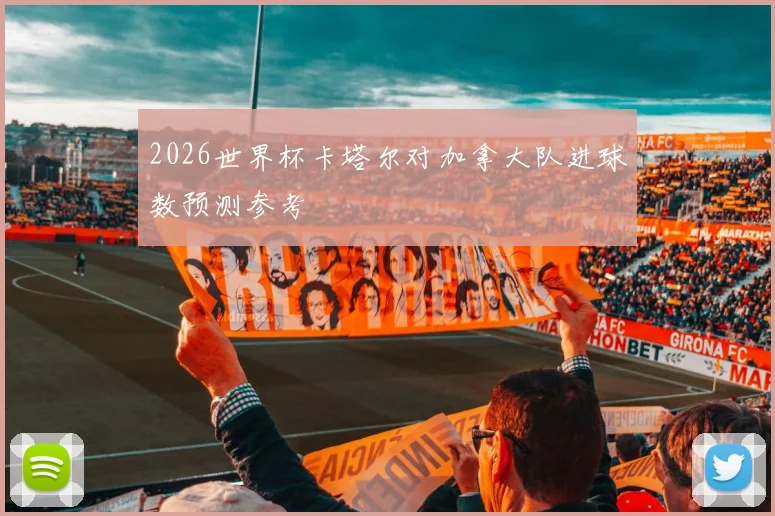 2026世界杯卡塔尔对加拿大队进球数预测参考